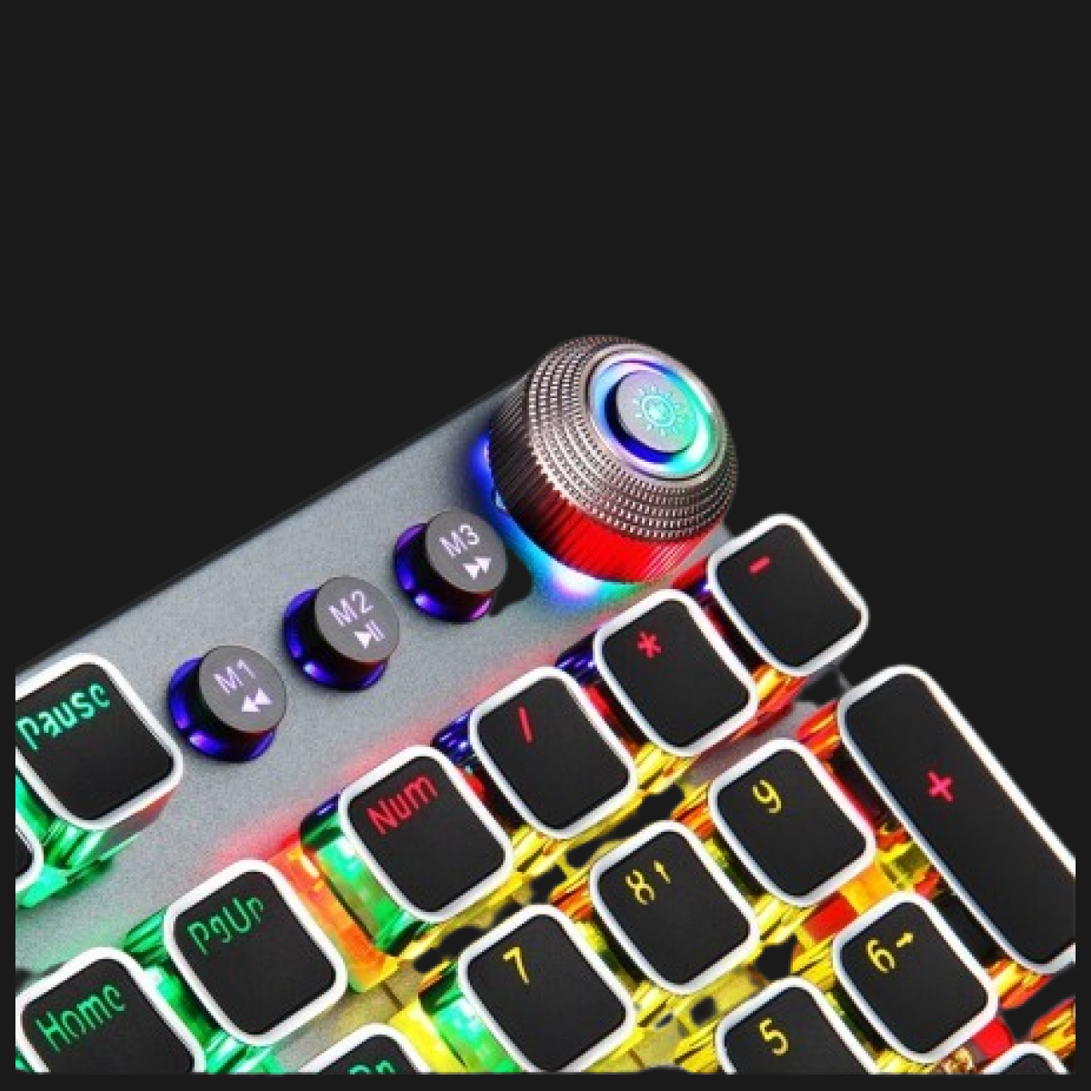 AULA F2088 Punk Keycap Brown Switch Mechanical Gaming Keyboard with