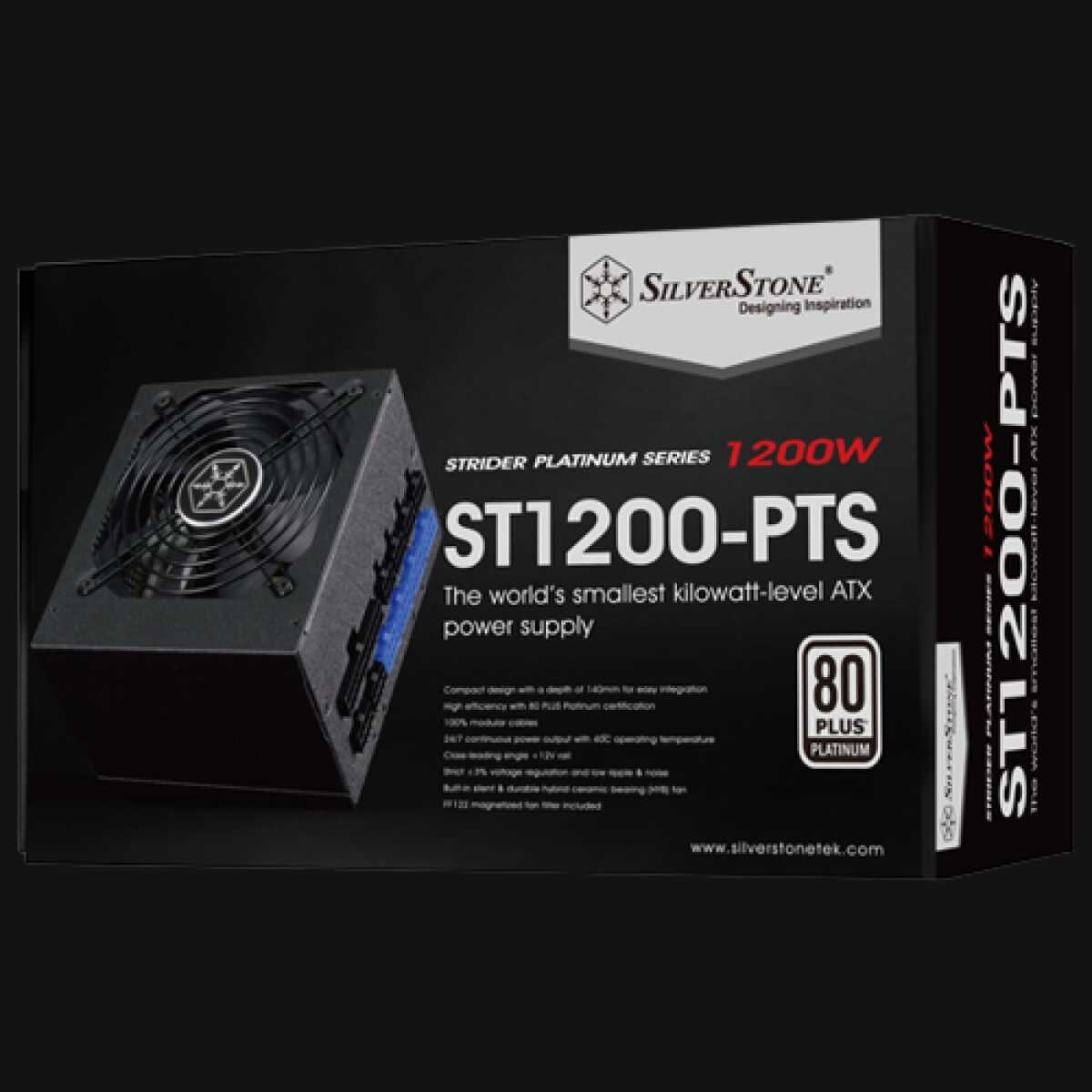 店舗限定SilverStone 1200W ST1200-PTS PC電源 Atx ゲーミングデスクトップ