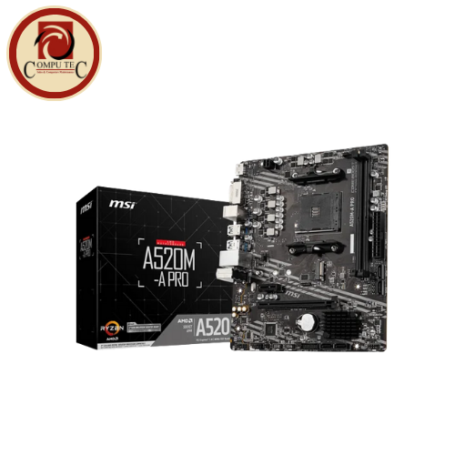 MSI A520M-A PRO Motherboard – Reliable Performance & Stability