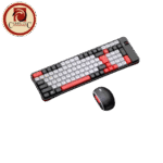Keyboard & Mouse QW06 Wireless- Stylish, Colorful Design