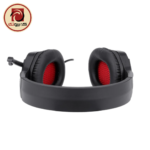 REDRAGON THEMIS H220 Wired Gaming Headset – 50mm Drivers, Red LED Lighting, Noise-Reducing Microphone, 3.5mm Audio, Black/Red - Image 4