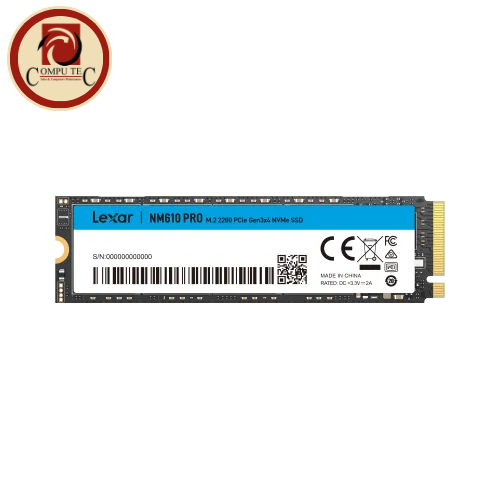 Lexar NM610PRO 500GB: High-Speed PCIe Gen3x4 NVMe SSD for Enhanced PC Performance