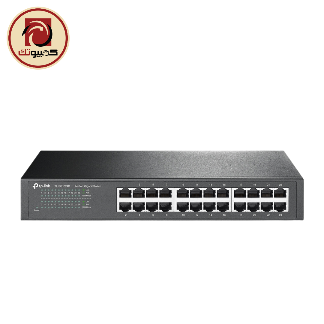 1 TP-Link TL-SG1024D 24-Port Gigabit Desktop/Rackmount Switch - Image 1