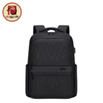 Rahala RAL503 15.6" Laptop Backpack – Water-Resistant Business Backpack with Tablet Compartment (Black)