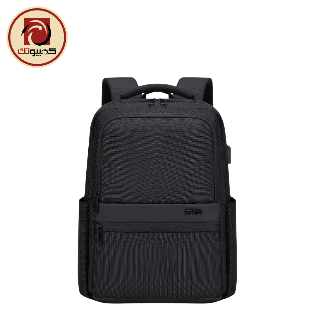 1 Rahala RAL503 15.6" Laptop Backpack – Water-Resistant Business Backpack with Tablet Compartment (Black) - Image 1