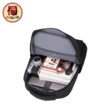 Rahala RAL503 15.6" Laptop Backpack – Water-Resistant Business Backpack with Tablet Compartment (Black) - Image 5
