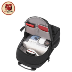 Rahala RAL-2209 Laptop Backpack - 15.6" Water-Resistant Business Travel Backpack with USB Charging Port - Image 6
