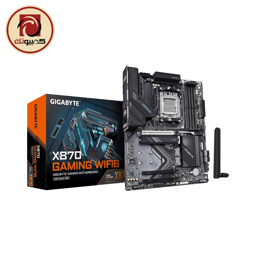 1 GIGABYTE X870 GAMING WIFI6 (Rev. 1.0) AMD AM5 ATX Motherboard - DDR5, PCIe 5.0, USB4, Wi-Fi 6 - Image 1