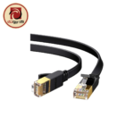 UGREEN NW106 (11265) CAT7 Flat Ethernet Cable - 10M 10Gbps Shielded RJ45 LAN Cable, Black