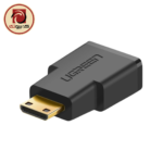 UGREEN Mini HDMI Male to HDMI Female Adapter 20101 - 4K Video Converter, Black
