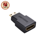 UGREEN Mini HDMI Male to HDMI Female Adapter 20101 - 4K Video Converter, Black - Image 2