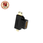 UGREEN 2-in-1 HDMI Adapter - HDMI Female to Mini HDMI + Micro HDMI Male Converter, Black, HD129 (20144) - Image 3