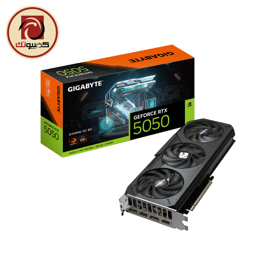 GIGABYTE GeForce RTX™ 5050 GAMING OC 8G Graphics Card – 8GB GDDR6, PCIe 5.0, WINDFORCE