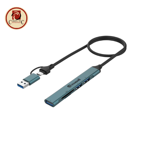 ST UCA9705 USB-C & USB 3.0 Hub with Card Reader