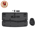 Redragon BS7162 Wireless Ergonomic Keyboard & Mouse Combo – Black - Image 5
