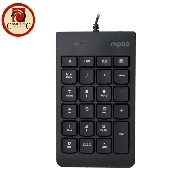 Rapoo K10 Wired Numeric Keypad 23 Keys Spill-Resistant Ergonomic Design