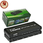 4K HDMI Splitter 1x4 (1 In 4 Out) HDMI 2.0b Ultra HD 4K@60Hz Full 3D & HDCP 2.2 Distributor.