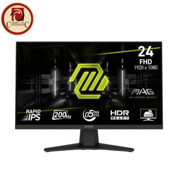 MSI MAG 244F Monitor 23.8" FHD 200Hz 0.5ms Rapid IPS FreeSync Premium.