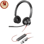 POLY Blackwire 3320 Stereo Headset with USB-C and USB-A
