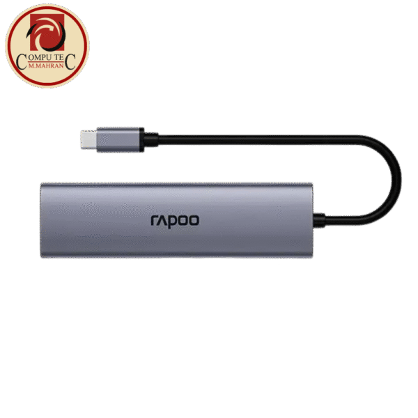 Rapoo XD61 6-in-1 USB-C Docking Station | 4K@60Hz HDMI & 100W PD Adapter