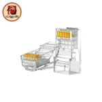 UGREEN CAT6 UTP RJ45 Modular Plugs - 100-Pack NW120 (60558) Unshielded 8P8C Ethernet Connectors, Transparent