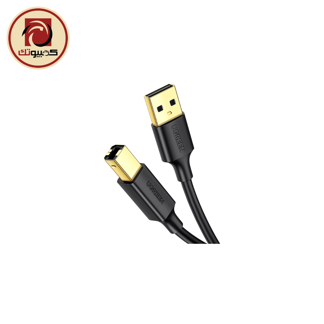 1 UGREEN USB 2.0 Type-A to Type-B Printer Cable - 5M High-Speed Printer / Scanner Cable, Black, US135 (10352) - Image 1