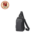 Arctic Hunter GXB00124 Crossbody Sling Bag - 9.5" Water-Resistant Multi-Function Shoulder Bag, Black