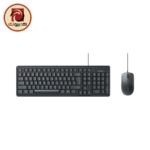 UGREEN MK330 (55915) Wired Keyboard & Mouse Combo - Full-Size USB English/Arabic Keyboard Set, Black