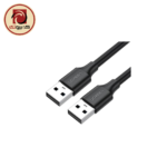 UGREEN USB 2.0 A Male to A Male Cable - 1M High-Speed 480Mbps Data & Charging Cable, Black