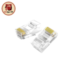 UGREEN CAT6 UTP RJ45 Modular Plugs - 100-Pack NW120 (60558) Unshielded 8P8C Ethernet Connectors, Transparent - Image 2