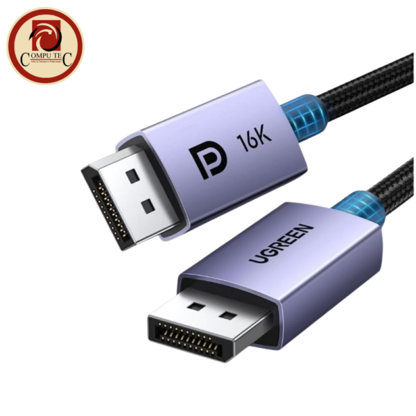UGREEN DisplayPort 1.4 Cable 8K 60Hz 4K 144Hz 2K 240Hz Braided DP Cord for Gaming Monitor