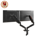 Redragon GMK915 Dual Gas Spring Monitor Mount Stand – 13" to 32" - Image 2