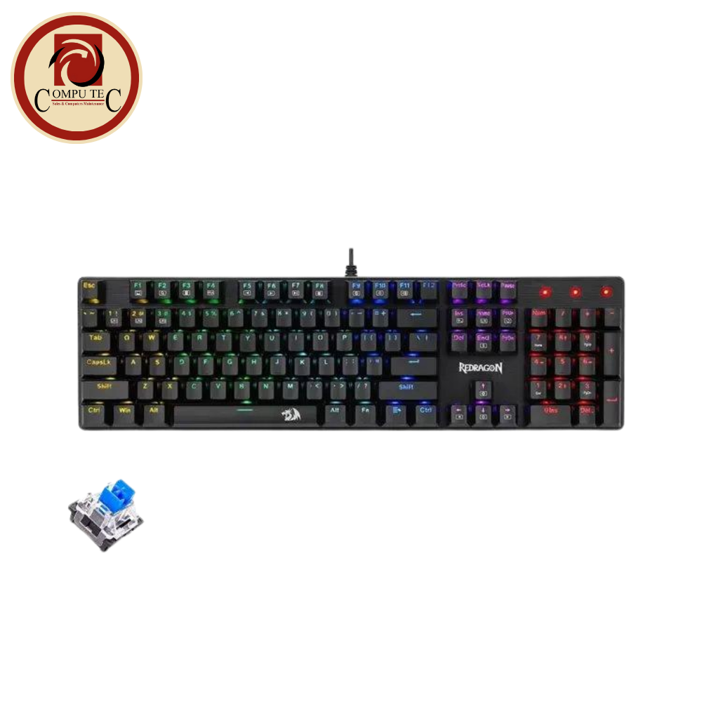 Technical Specifications (42) Redragon K608 Elite Valheim Mechanical Gaming Keyboard - Image 1