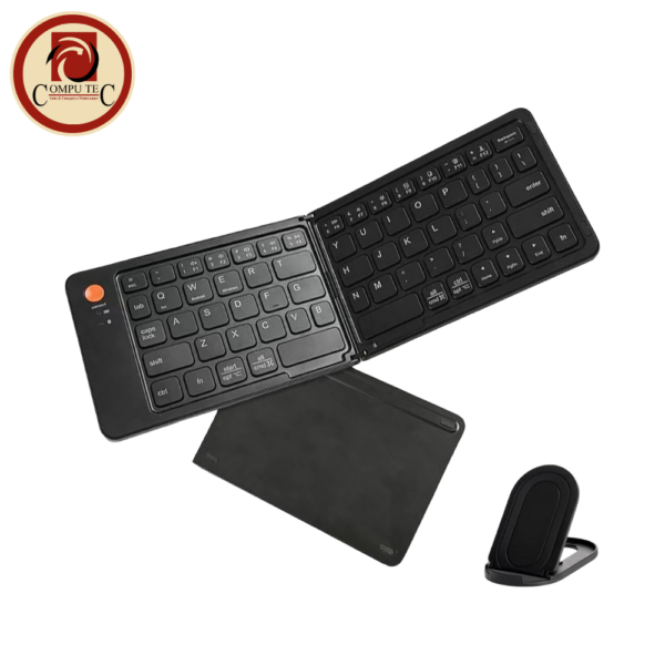 B023 Mini Rechargeable Foldable Bluetooth Keyboard 5.1 - Portable