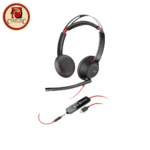 Poly Blackwire 5220 Binaural USB-C Headset Noise-Cancelling Mic For All-Day Calls