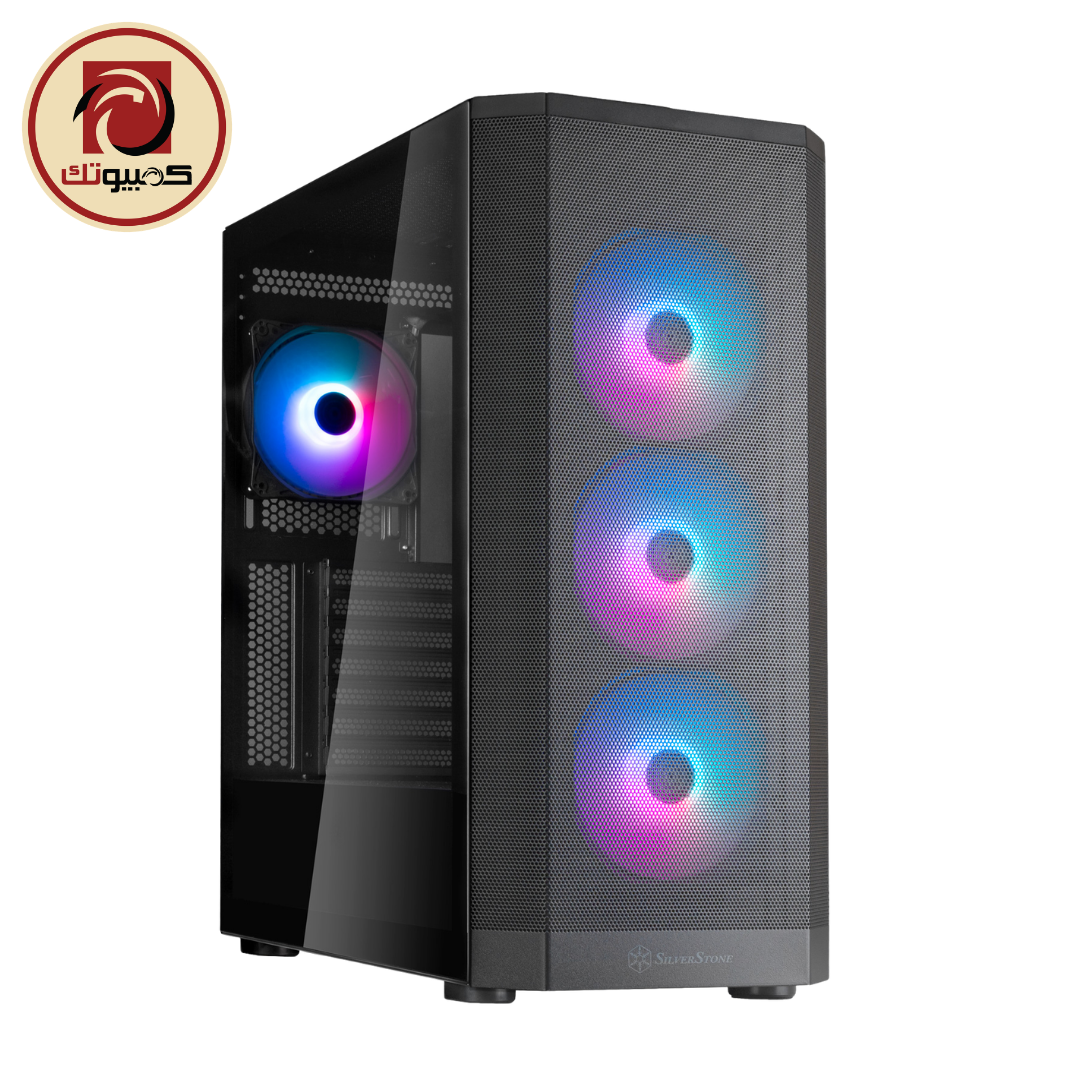1 SilverStone FARA 514X ATX Mid-Tower Gaming Case – 4×120mm ARGB Fans, Tempered Glass, USB-C - Image 1