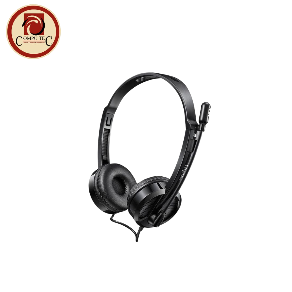 New Project (31) RAPOO Headbset H100 Plus Wired Stereo - Image 1