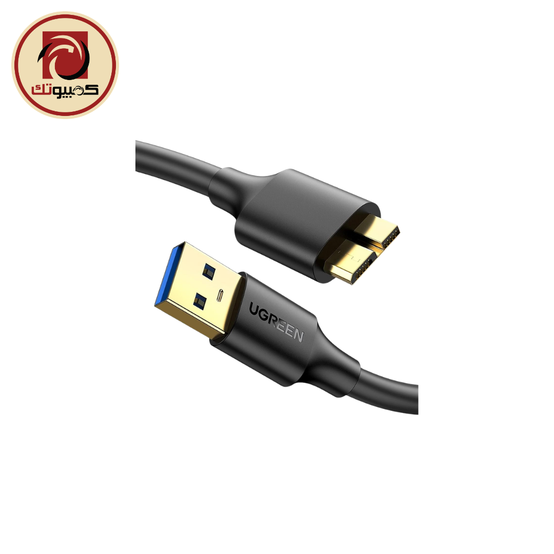 1 UGREEN USB 3.0 to Micro USB 3.0 Cable US130 (10841) - 1M 5Gbps Data Transfer Cable, Black - Image 1