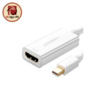 UGREEN Mini DisplayPort / Thunderbolt 2 to HDMI Adapter MD112 (10460)- Full HD 1080P Video Converter, White