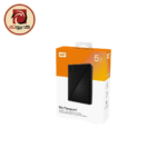 WD My Passport 5TB Portable External Hard Drive - USB 3.2 Gen 1 Secure Backup Storage, Black