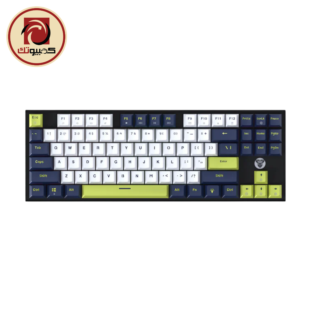 1 Fantech ATOM87S MK877S MORI Edition Mechanical Gaming Keyboard White - Image 1