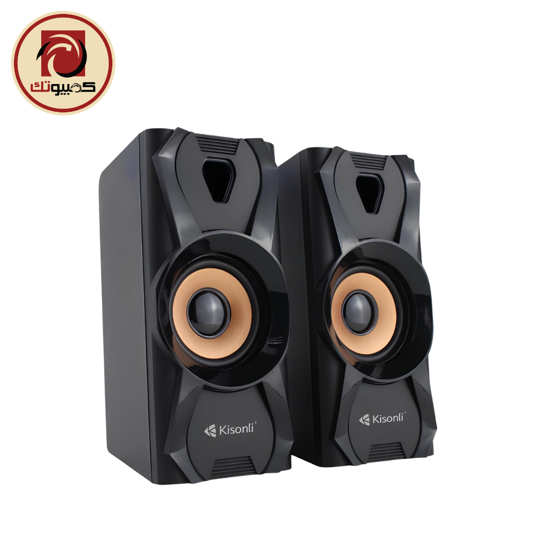 1 KISONLI U-9003 USB Multimedia Stereo Speakers – 2.0 Channel Desktop Computer Speakers - Image 1