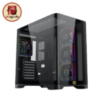 XIGMATEK Crystal Storm V2 ARGB Mid-Tower Gaming Case – E-ATX, 4×120mm ARGB PWM Fans, 420mm GPU, 360mm Radiator