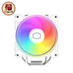 Cooler Master Hyper 212 Halo White CPU Air Cooler – 120mm PWM ARGB Fan - Image 2