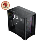 XIGMATEK Crystal Storm V2 ARGB Mid-Tower Gaming Case – E-ATX, 4×120mm ARGB PWM Fans, 420mm GPU, 360mm Radiator - Image 2