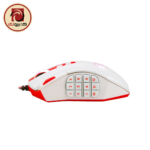 Redragon M901-W Perdition Wired MMO RGB Gaming Mouse – White - Image 3
