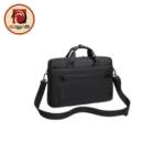Golden Wolf GW0012 Laptop Shoulder Bag - 15.6" Water-Resistant Business Carry Bag, Black - Image 3
