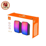 KISONLI X17 RGB USB Multimedia Stereo Speakers – 2.0 Channel Gaming Desktop Speakers - Image 5