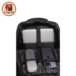 Bagbell 1030 15.6" Laptop Backpack – Waterproof, Multi-Pocket, USB Port, Black - Image 4