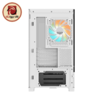 GIGABYTE C201 PANORAMIC ICE Mid Tower Gaming Case with 3 ARGB Fans & 270° Tempered Glass - White - Image 7